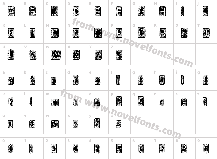 InsideBoxCharacter Map