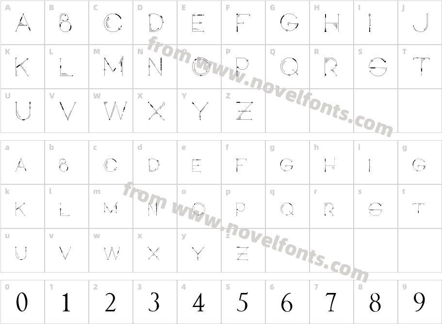 InspiraCharacter Map