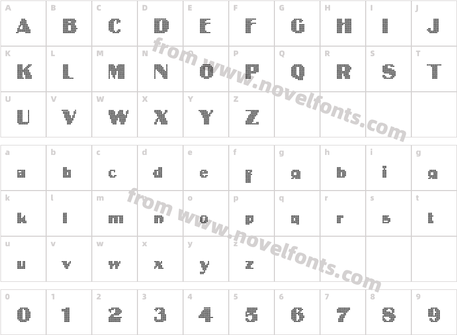 Intellecta DigitalCharacter Map