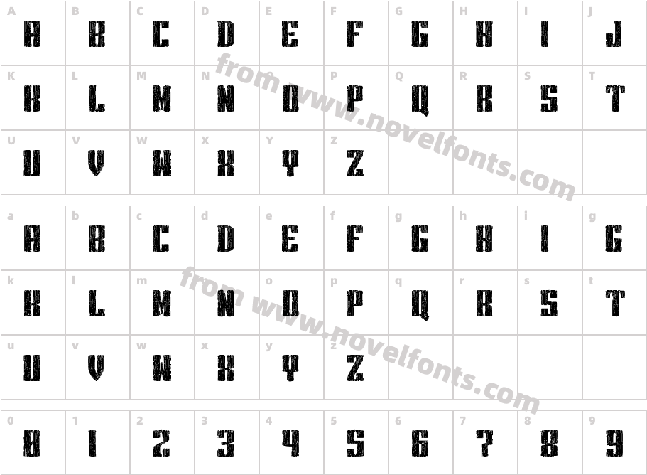 IntransigenciaCharacter Map