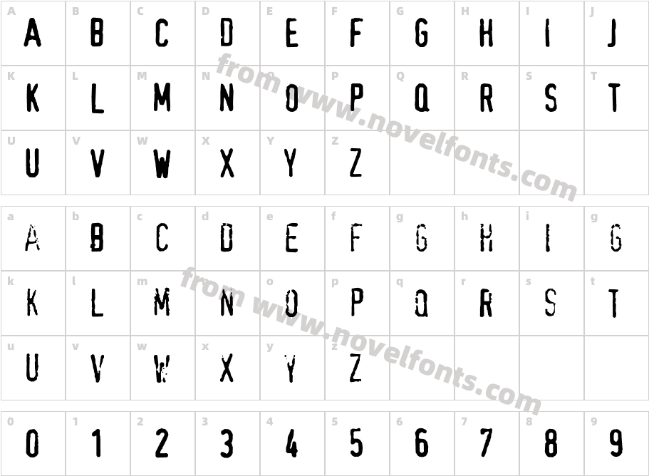 ConfidentialCharacter Map