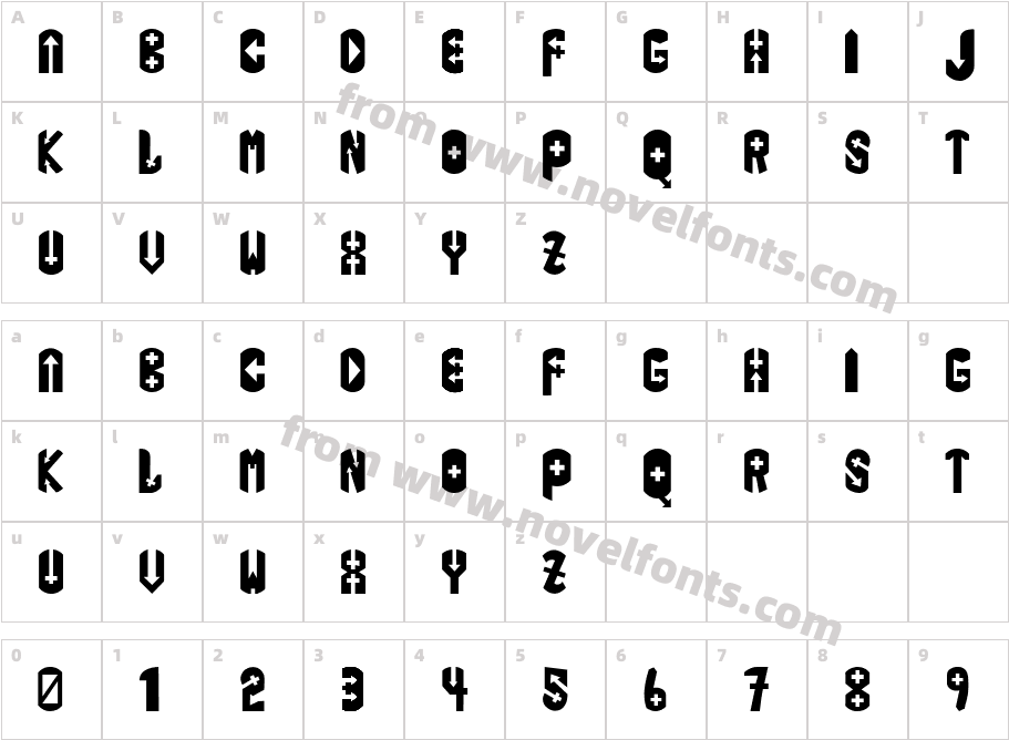 IphisCharacter Map