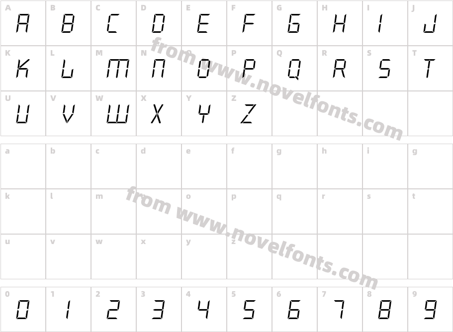 Iquartz-LightCharacter Map