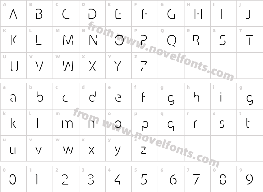 ConhaqCharacter Map