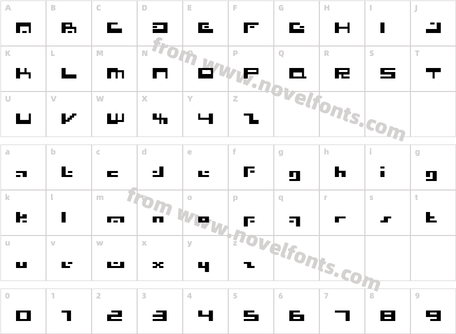 IrresistorCharacter Map