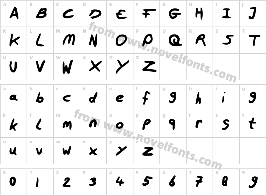 IsabelleCharacter Map