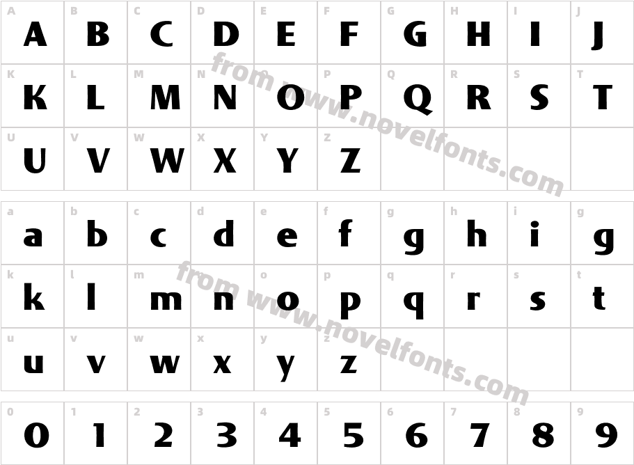 IsfahanCharacter Map