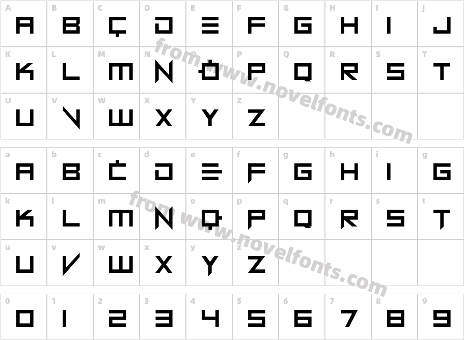 ConnectionCharacter Map