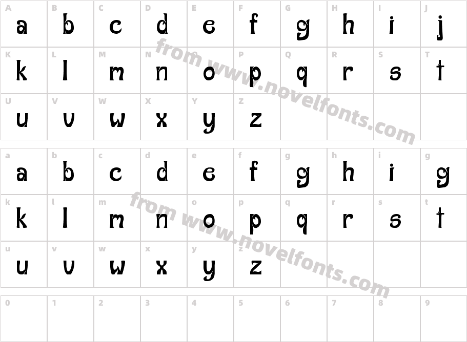 ItalexicoCharacter Map