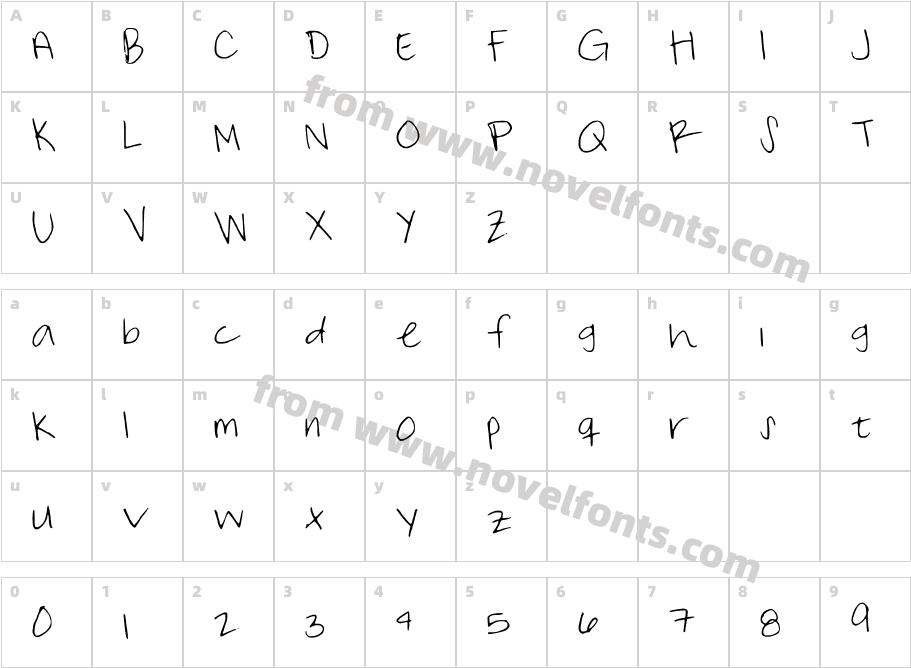 ItsNotMondayCharacter Map