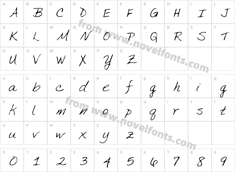 IvysHand-PlainCharacter Map