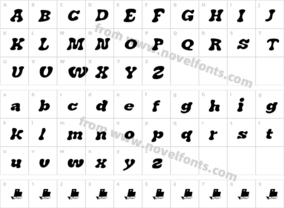 J. Airplane swash ItalicCharacter Map