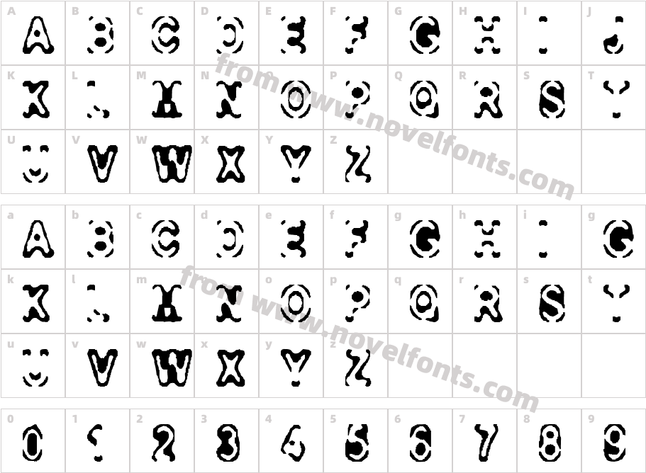 ConsolidatedCharacter Map