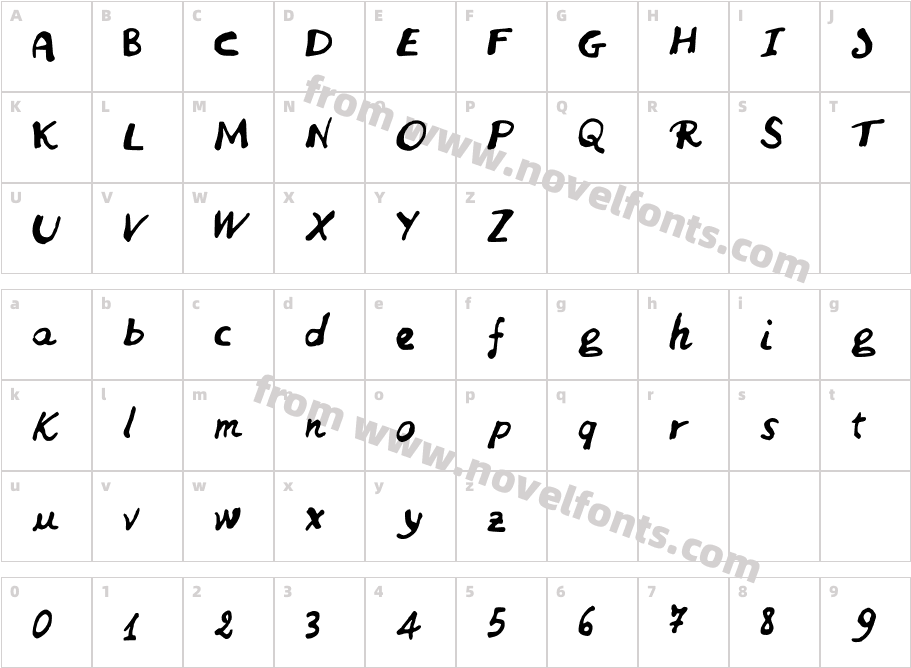 JDBrushCharacter Map