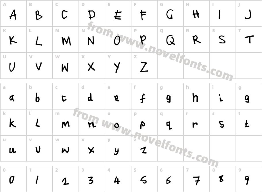 JEHCharacter Map