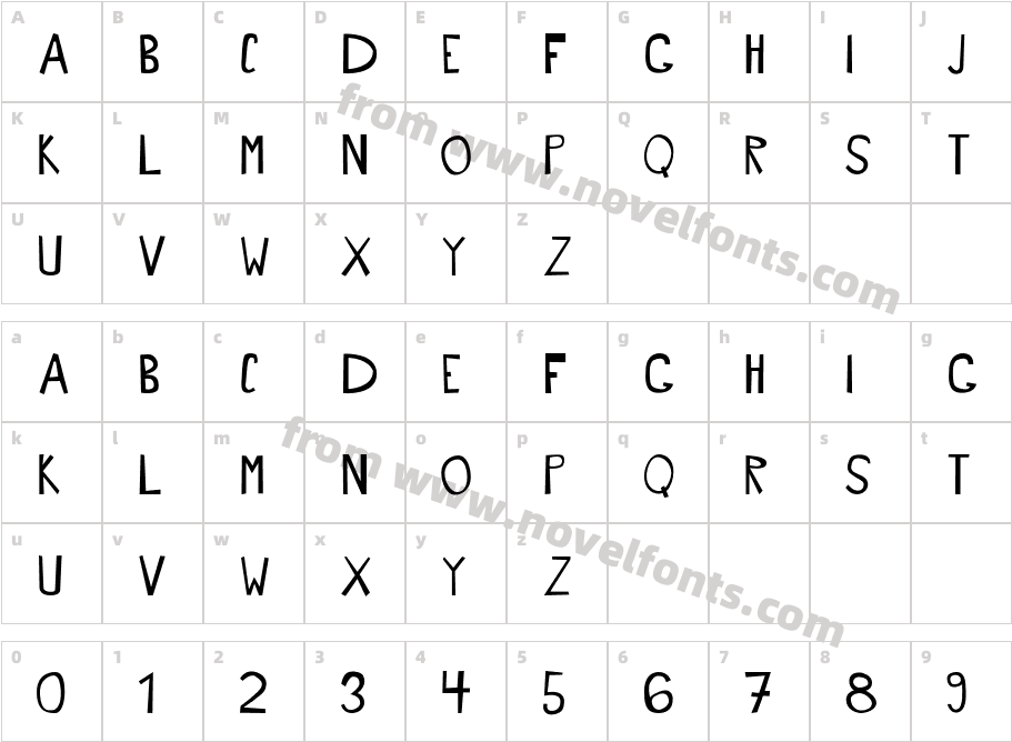 JEK5Character Map