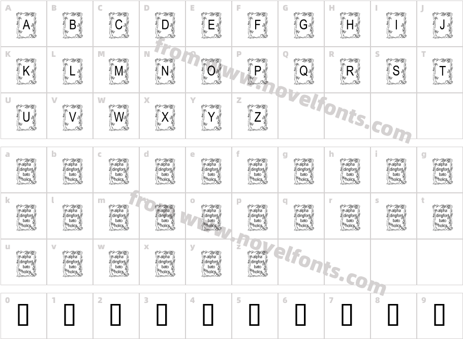 JLR Autumn2000 AHCharacter Map