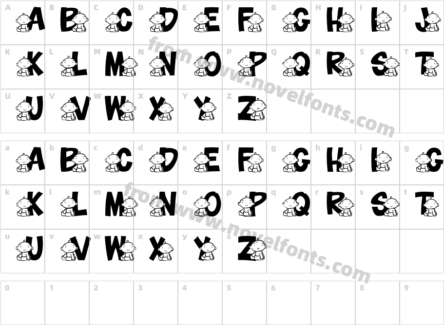 JLR BabyCharacter Map