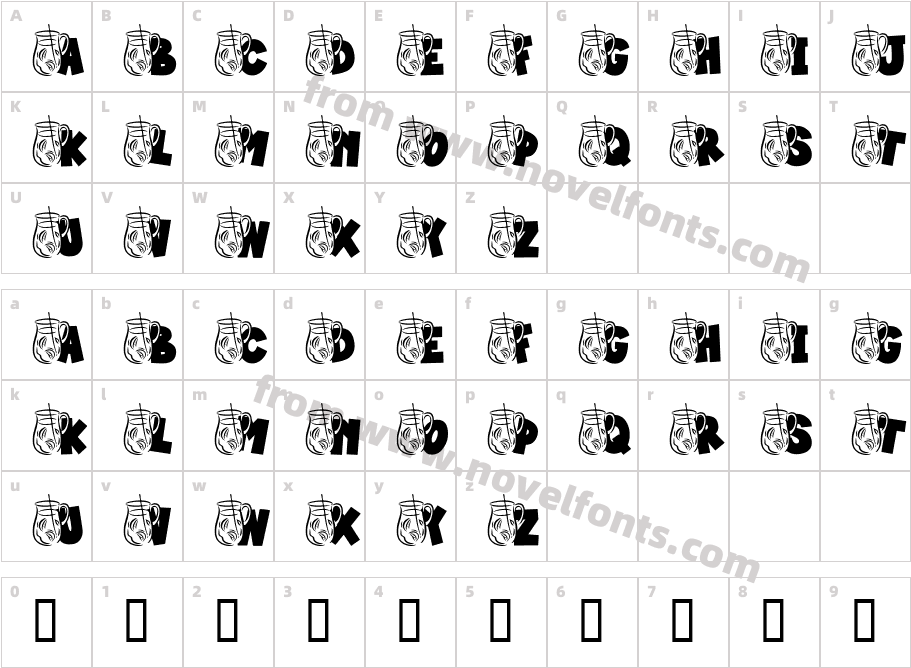 JLR Summer LemonadeCharacter Map