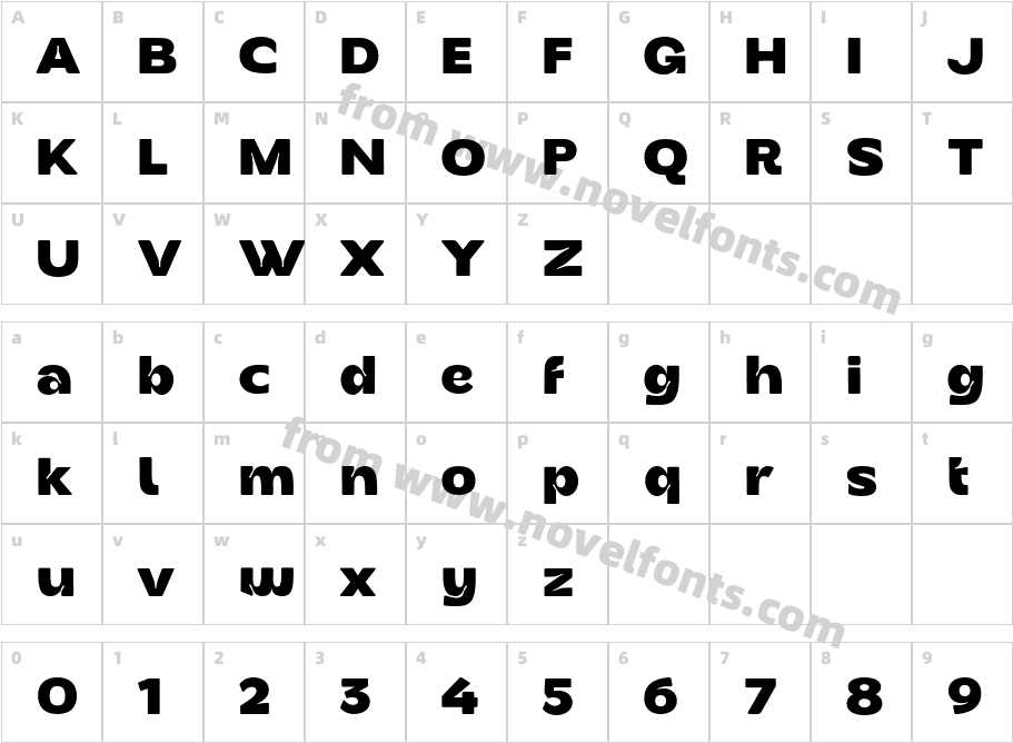 JTOlifer-SemiBoldCharacter Map