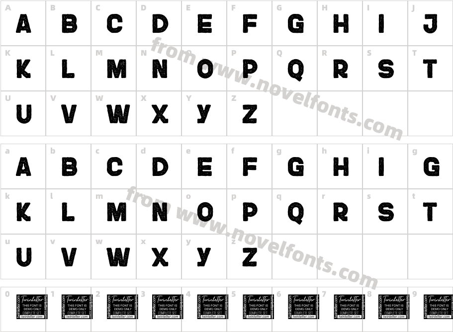 JUKOTHA Personal UseCharacter Map