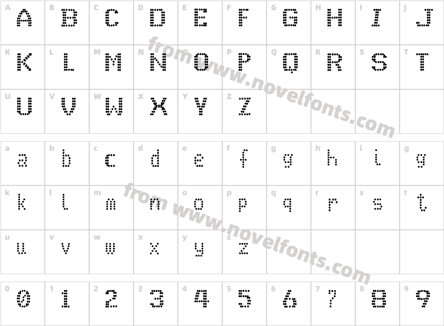 J_EKR_B_NCharacter Map