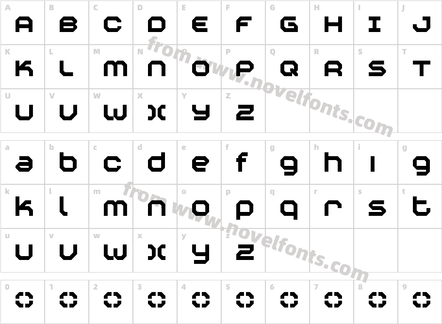 ConstruktivCharacter Map