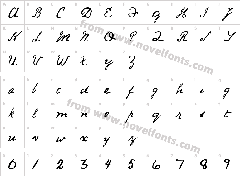 Jack Ripper HandCharacter Map