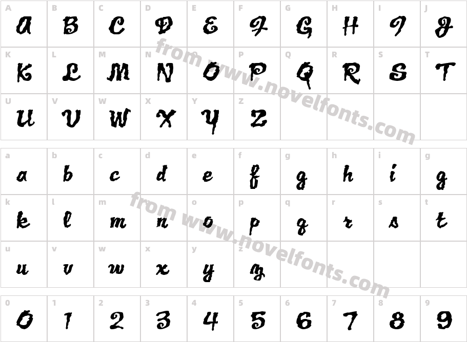 JackLantern BBCharacter Map