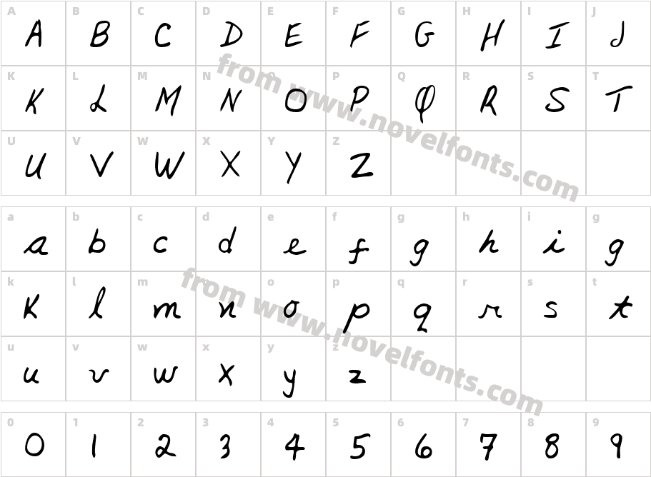 JacksHand-PlainCharacter Map