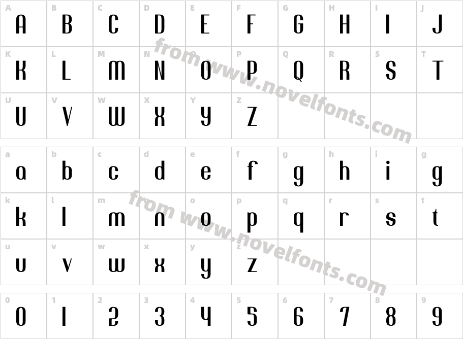 Jacob and sonCharacter Map