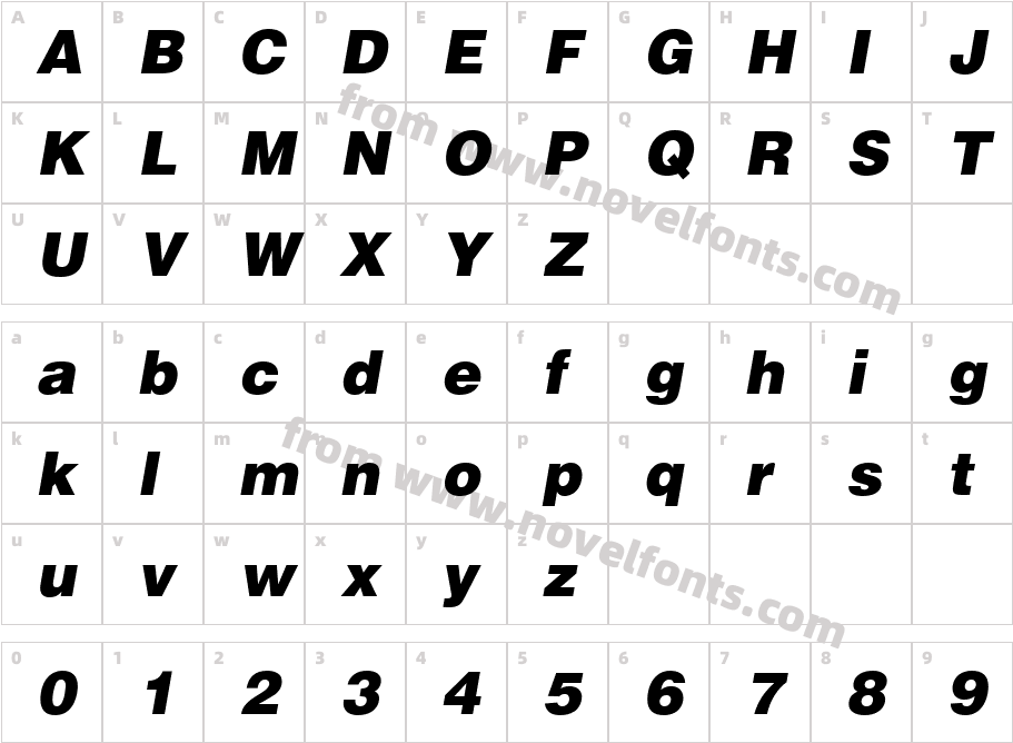 Context Black SSi Black ItalicCharacter Map