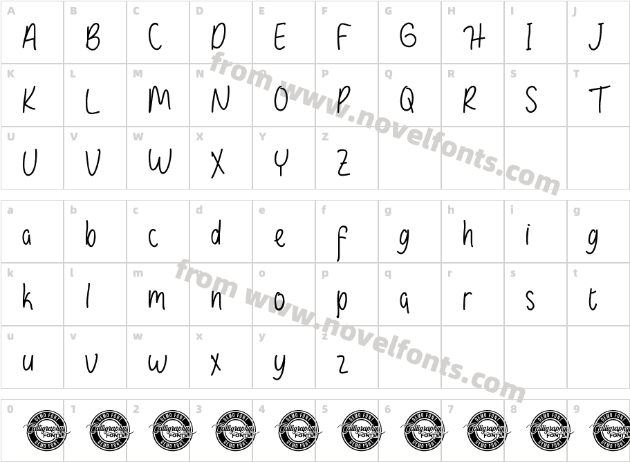 JajanGorenganDemoRegularCharacter Map