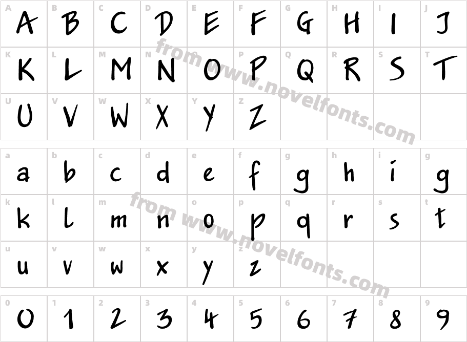 JakobC-BoldCharacter Map