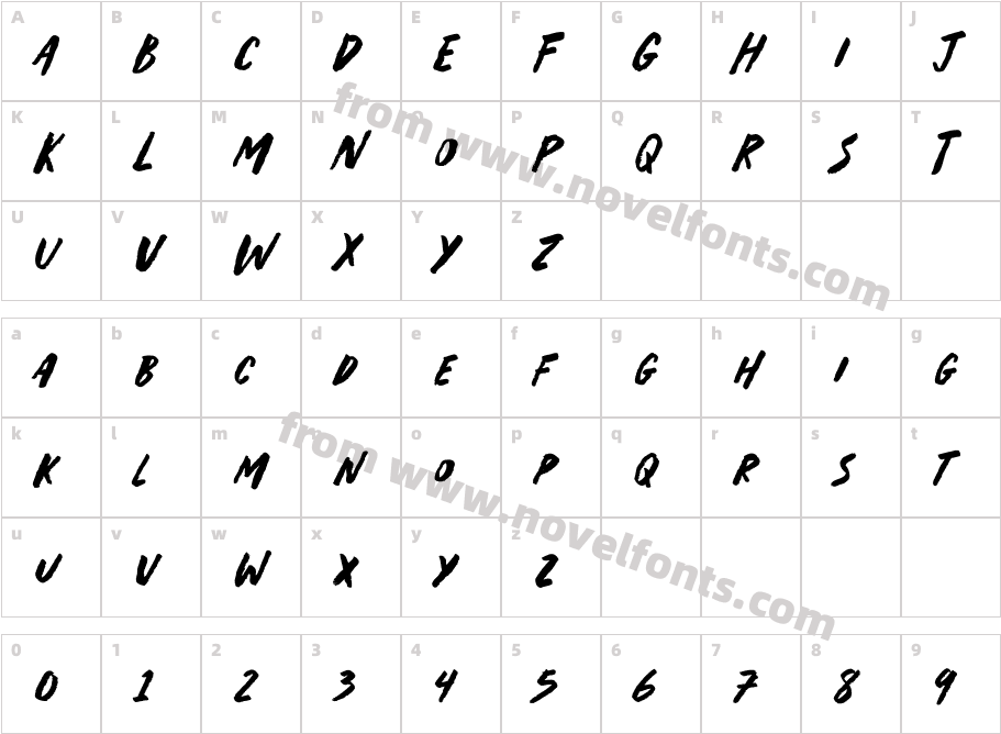 Jam HotCharacter Map