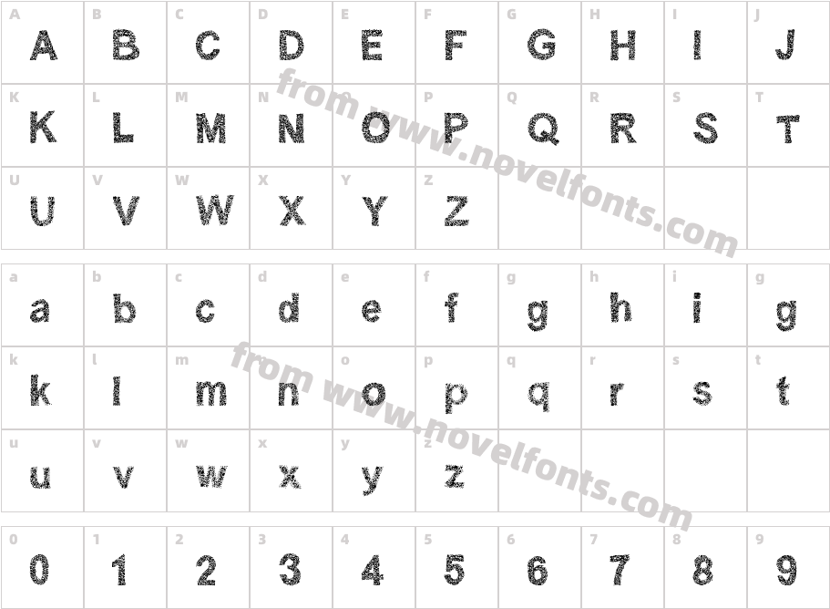 Janda RosalieCharacter Map