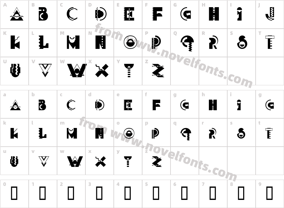 Jazz  NormalCharacter Map