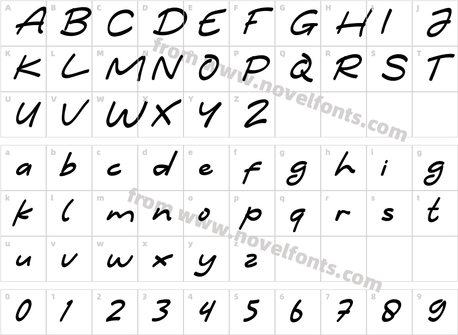 JengkolCharacter Map