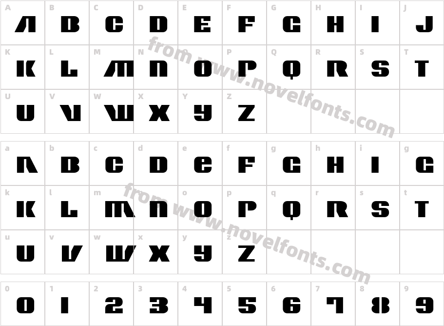 Contour GeneratorCharacter Map