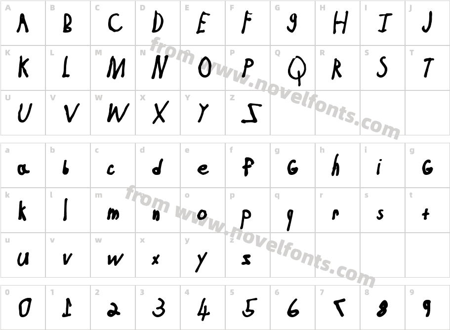 Jessica Bold-ObliqueCharacter Map