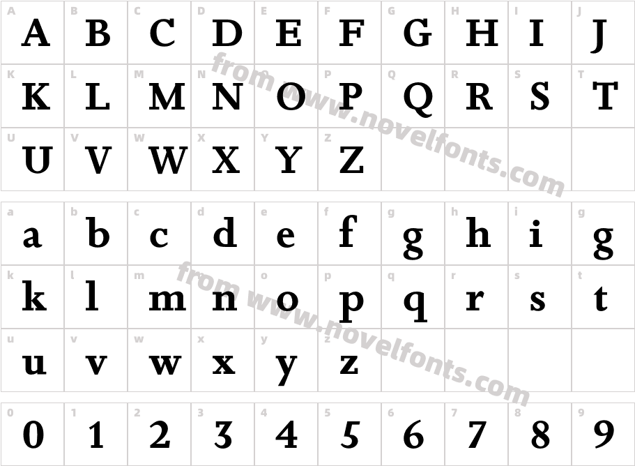 Jessica-BoldCharacter Map