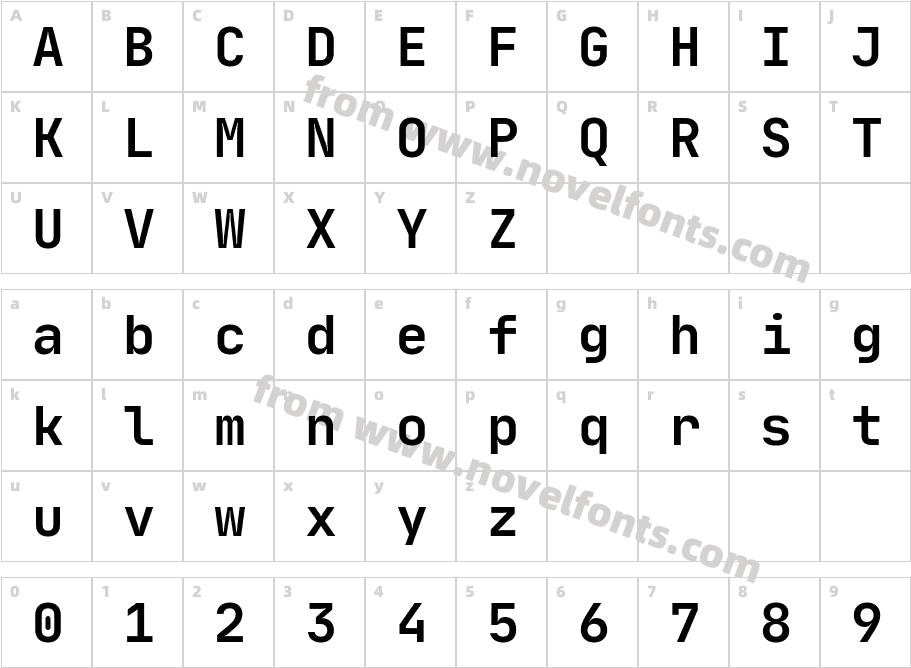 JetBrains Mono BoldCharacter Map