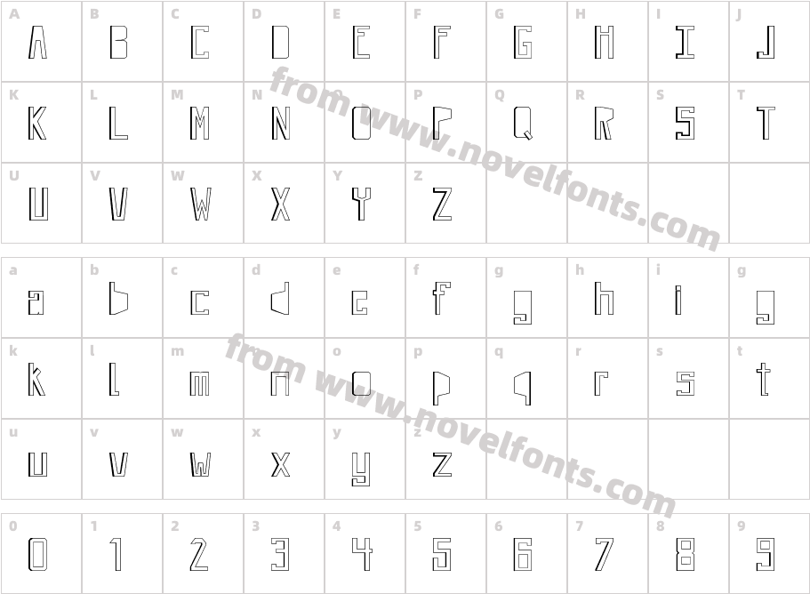 Jeviva LocaCharacter Map