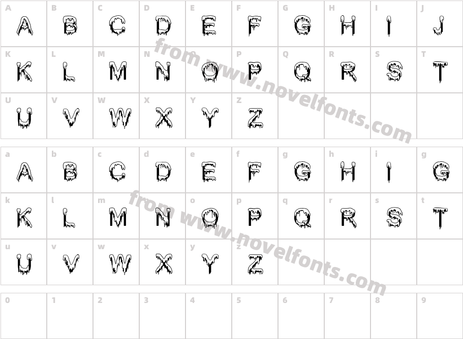 Jizz Mass creamyCharacter Map