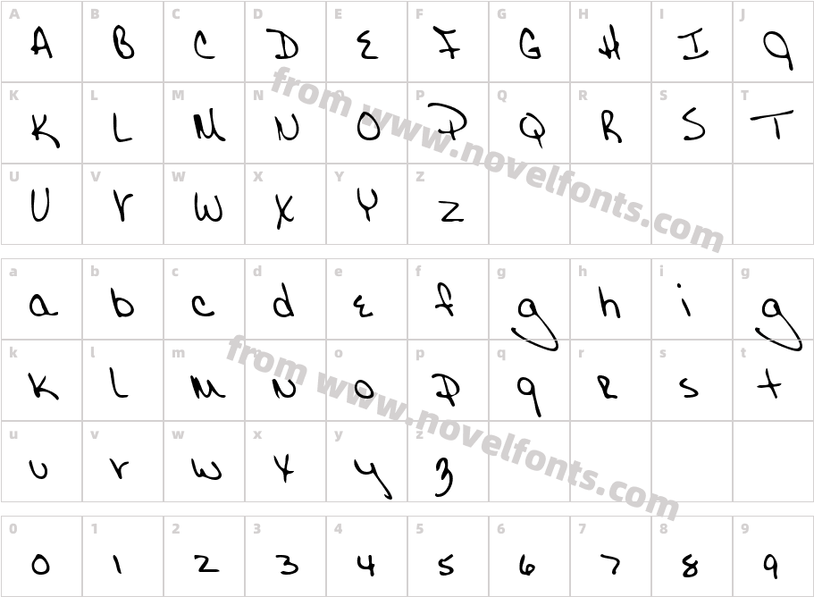 JolenesHand-PlainCharacter Map