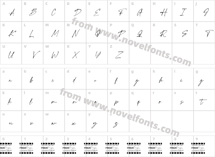 JollityCharacter Map