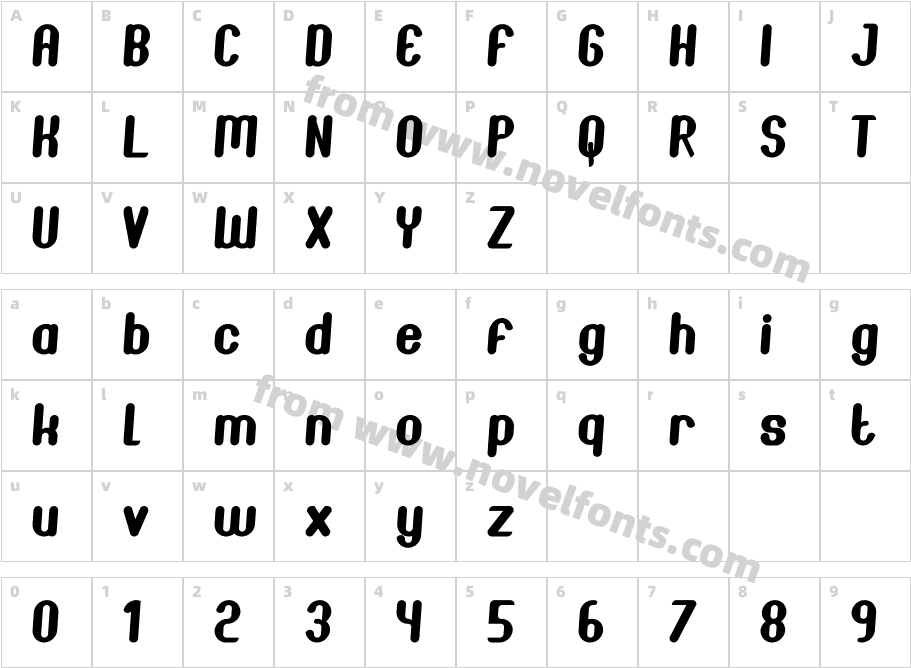 Joscelynn ItalicCharacter Map