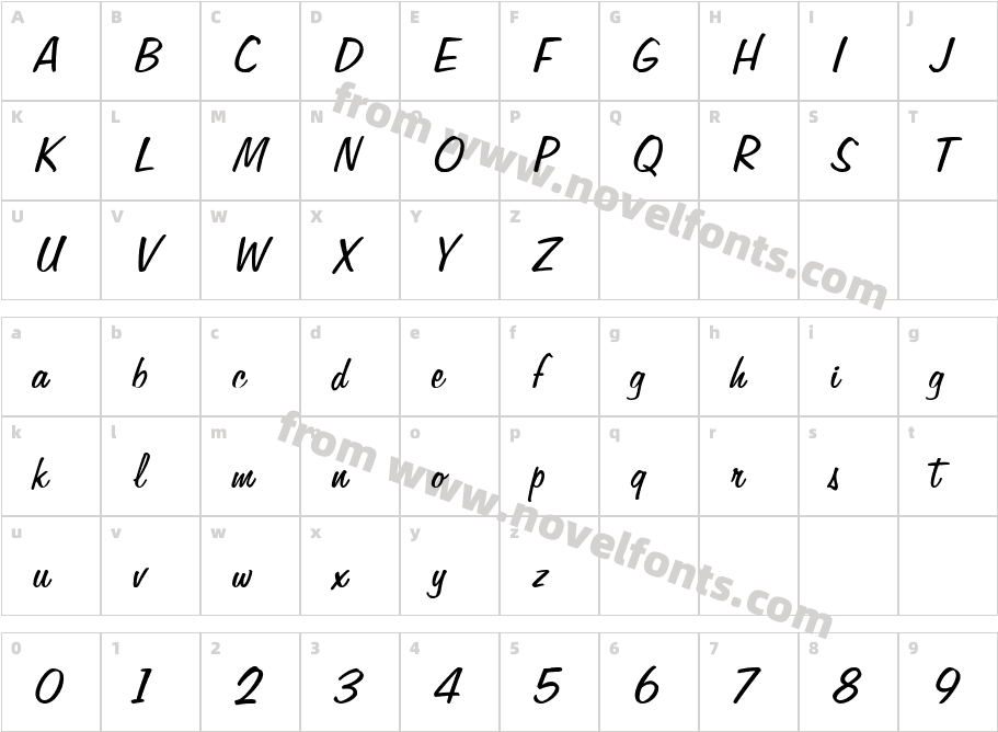 Jott 45 NormalCharacter Map