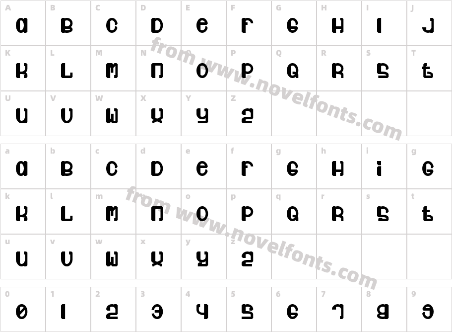 JubieCharacter Map