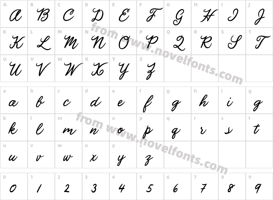 Julia LaurenCharacter Map